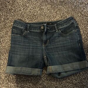 Simply Vera Vera Wang Dark Blue Jean Shorts